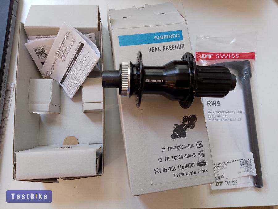 Új! Shimano FH-TC500-HM 142mm 32H hátsó agy