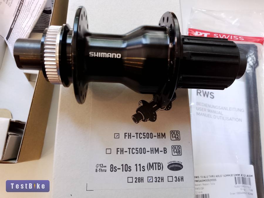 Új! Shimano FH-TC500-HM 142mm 32H hátsó agy