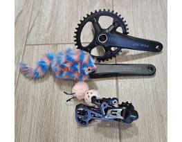 Új Shimano GRX RX600 hajtókar és RX810 hátsó váltó