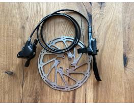 Új Shimano hidraulikus hátsó fék Új 180 mm Sram tárcsával