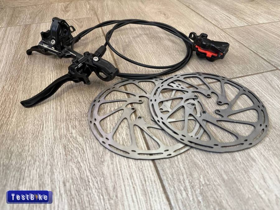 Új Shimano M4100/MT420 4 dugattyús fékszett eladó