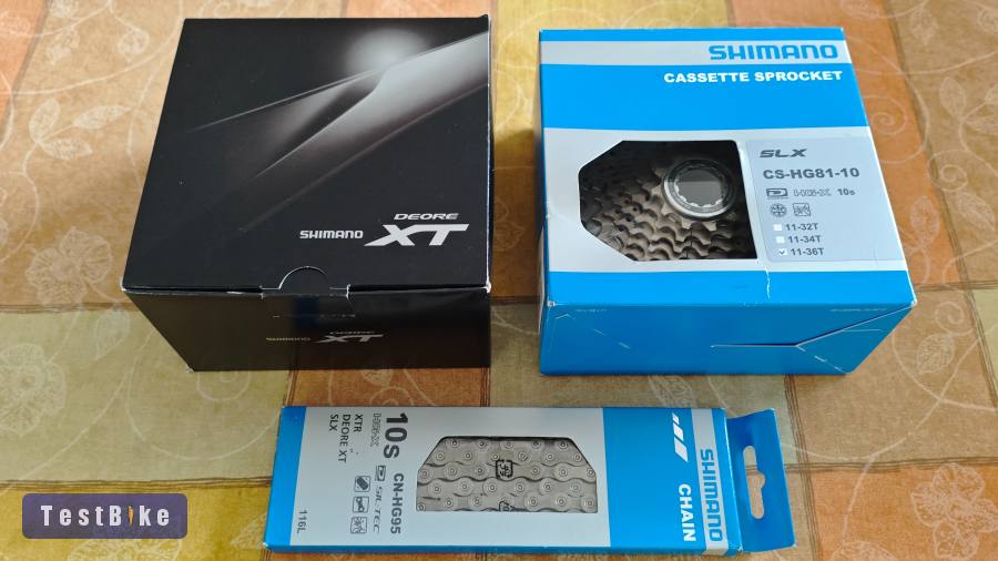 Új Shimano SLX/Deore XT váltószett