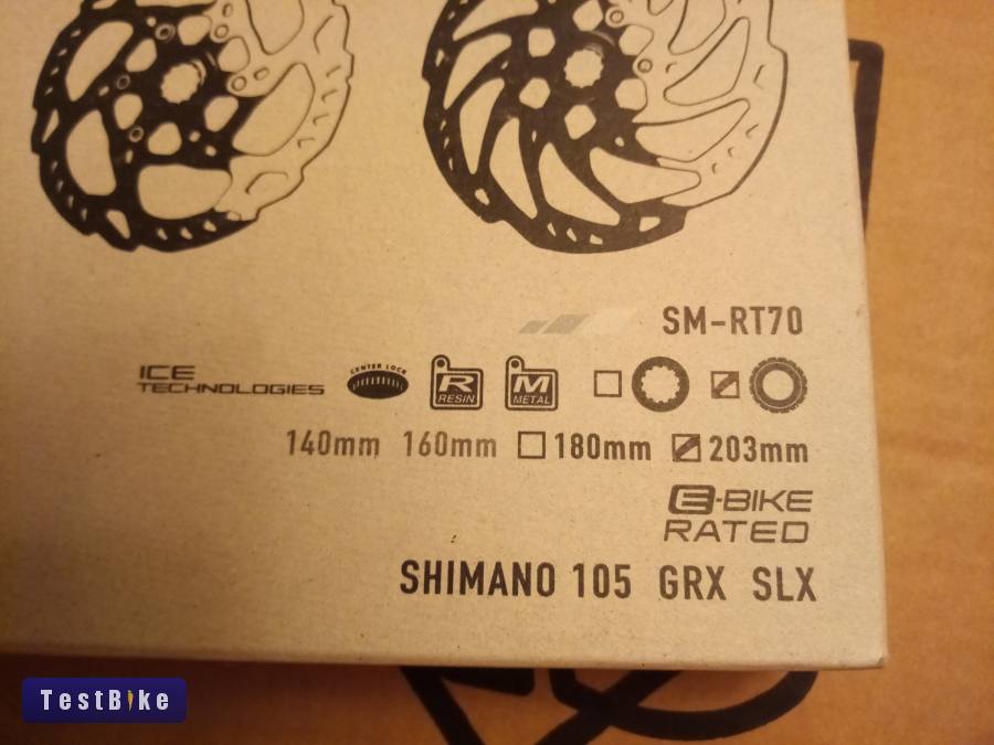 Új Shimano SLX féktárcsa 203mm