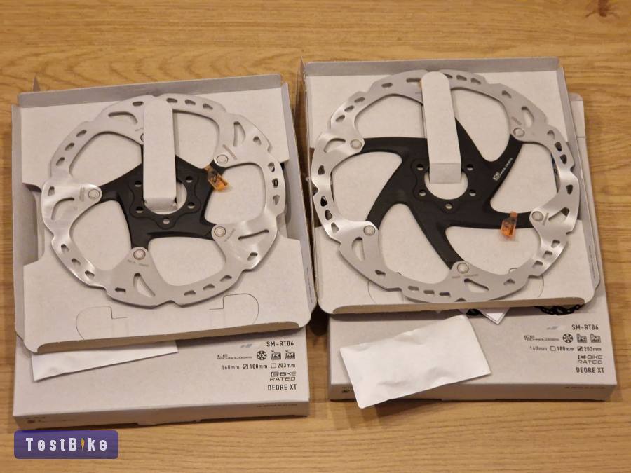 Új Shimano SM-RT86 203 és 180 ice tech féktárcsa