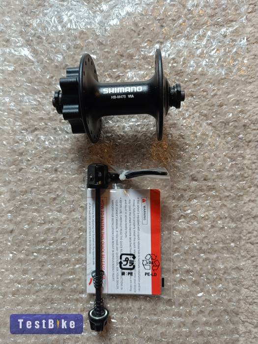 Új Shimano tárcsafékes első agy M475