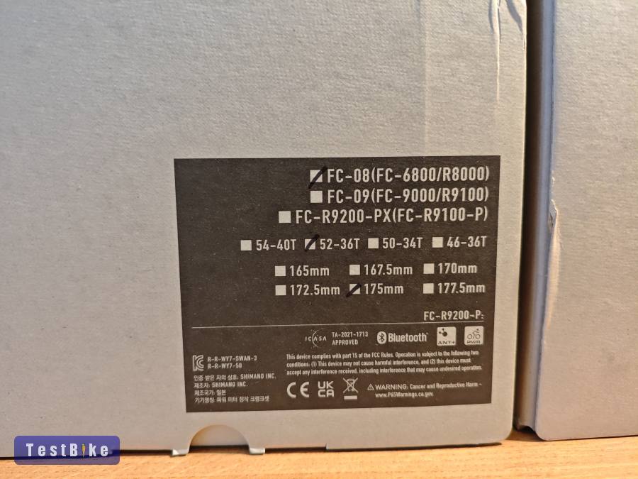 Új Shimano Ultegra FC-08 hajtóművek 2×11