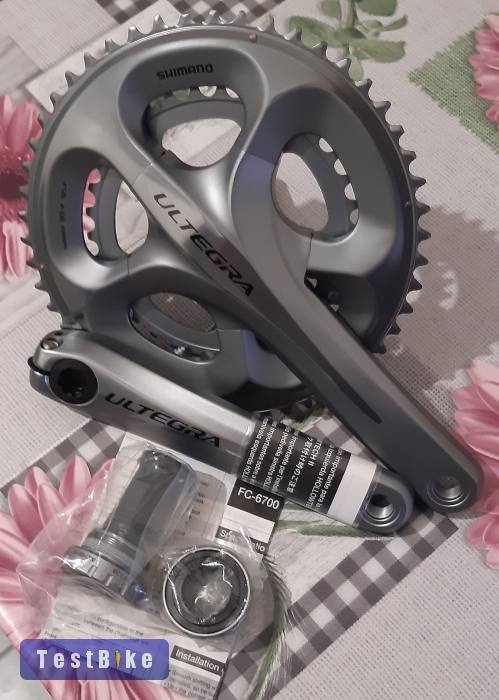 Új Shimano Ultegra FC-6700 komplett hajtómű szett.