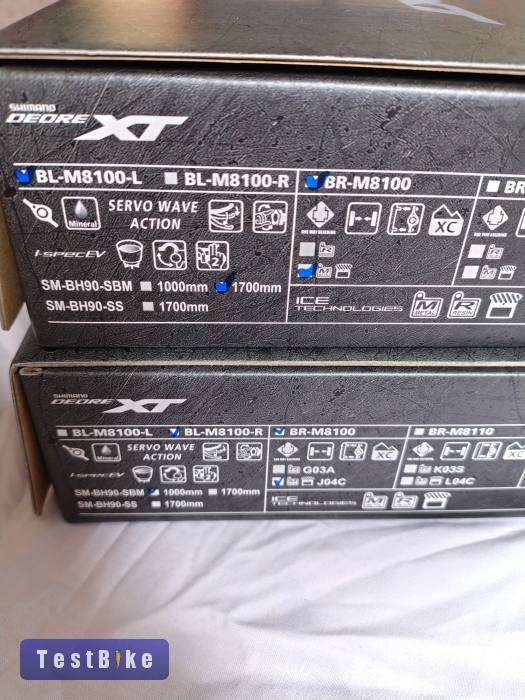 UJ Shimano XT M8100 tarcsafek szett (elso+hatso)