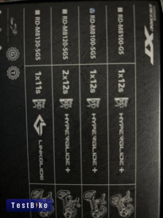 Új Shimano XT RD-M8100 SGS