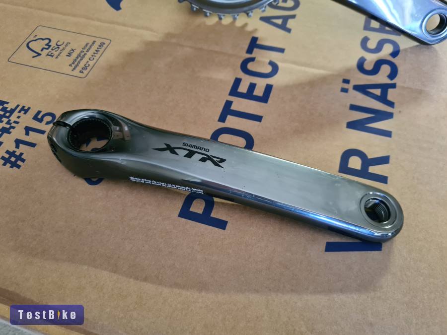 Új Shimano xtr 2x11 hajtómű és új xtr első váltó