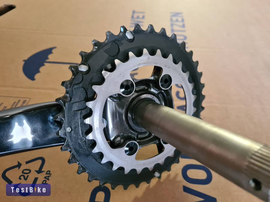 Új Shimano xtr 2x11 hajtómű és új xtr első váltó