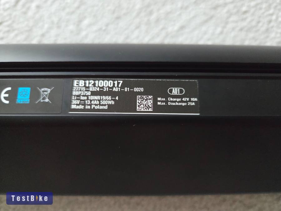 Új smart system bosch powertube akkumulátor 500Wh