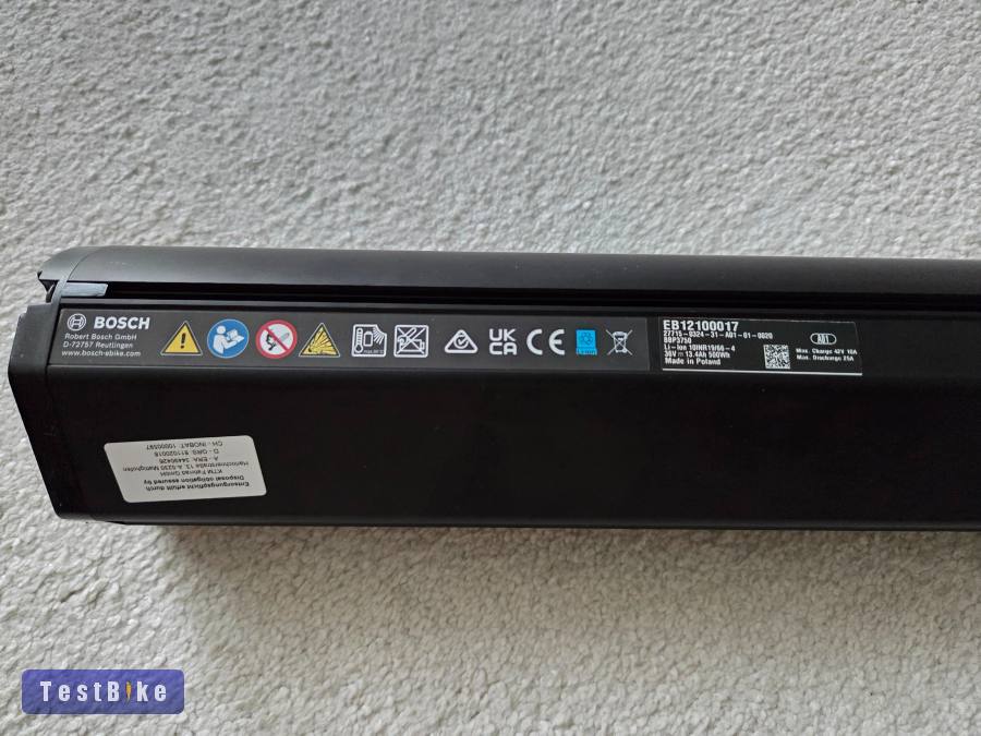 Új smart system bosch powertube akkumulátor 500Wh