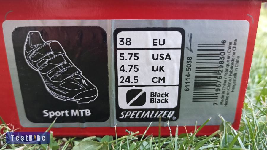 Új Specialized Sport MTB cipő 38