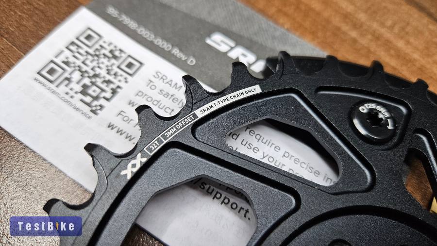 Új Sram XX AXS T-Type 32T Lánctányér + XX Bash Guard