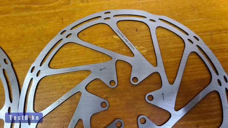 Új Sram Centerline 203 mm