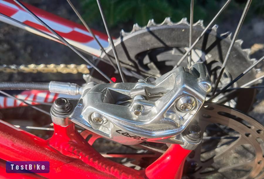 Új Sram level ultimate stealt silver 4 dugattyús 