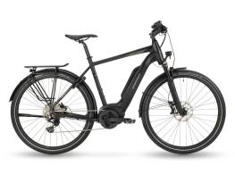Új Stevens E-6X Tour elektromos trekking kerékpár, fekete