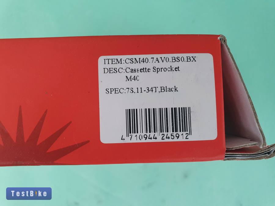 Új Sunrace CSM 40 7 sebességes 11-34 fogaskoszorú