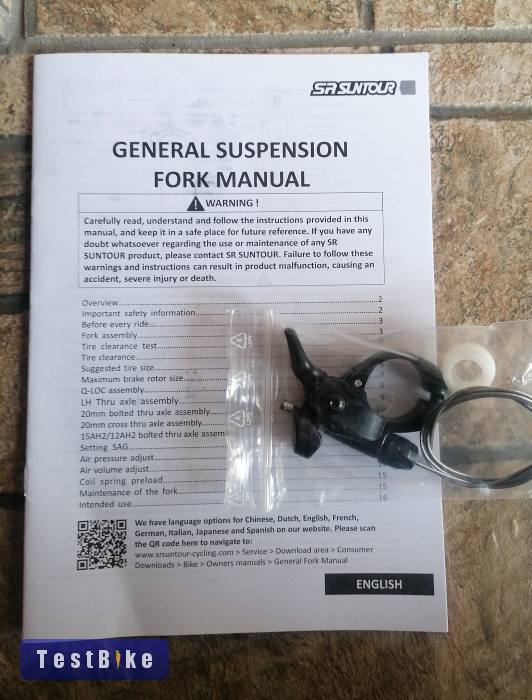 Új Suntour NCX Air 28as trekking teleszkóp 