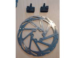 Új Tektro 160 mm-es féktárcsák és betétel eladók