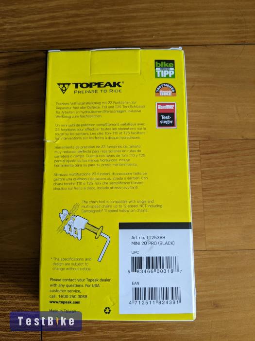 Új Topeak multifunkciós szerszám 