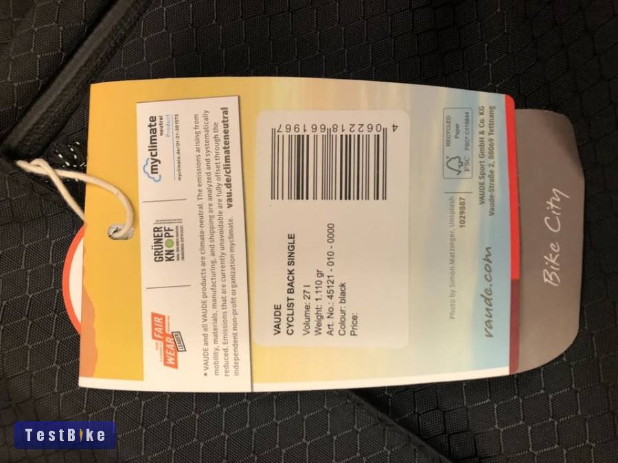 Új Vaude Cyclist Back Single kerékpáros táska