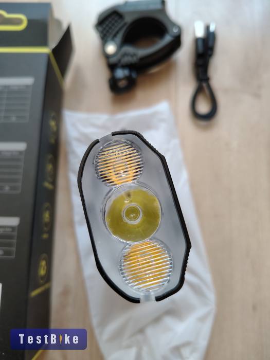 új Velotech Pro 1200 lumen led első lámpa