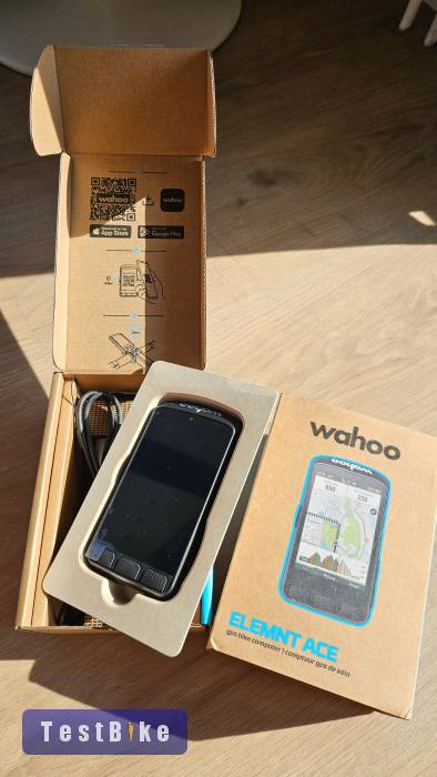 Új Wahoo Elemnt Ace kerékpáros GPS computer dobozában eladó