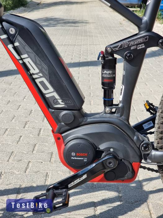 újsz. 767km!Centurion fully légrugós ebike Bosch CX Shimano 