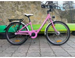 Újszerű Kalkhoff kislány 24' pink kerékpár 