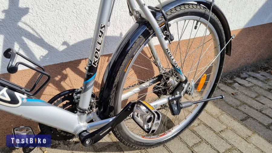 Újszerű Kellys férfi trekking kerékpár (L)