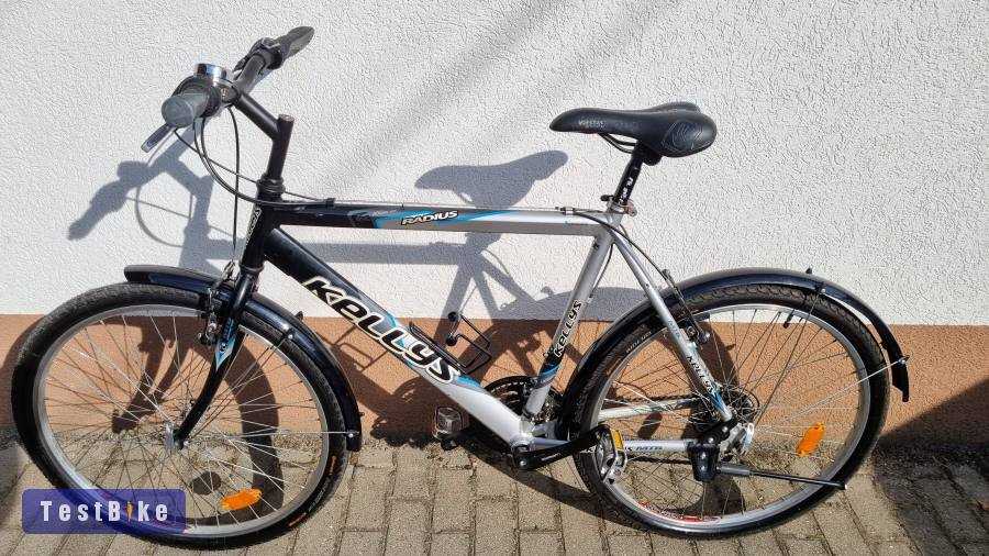 Újszerű Kellys férfi trekking kerékpár (L)