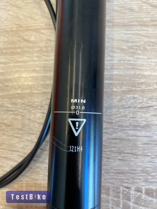 Újszerű RFR dropper nyeregcső 31.6 125mm
