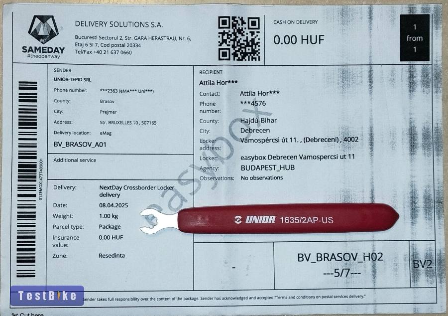 Unior Mavic R-SYS küllőkulcs