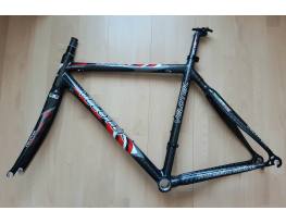 Velotek karbon országúti vázszett, újszerű, Made in Italy! 