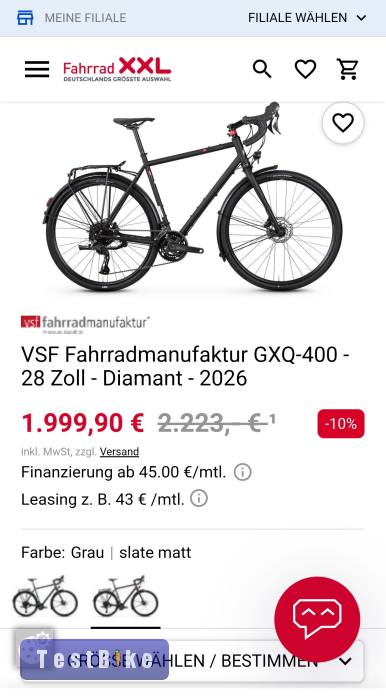 vsf Fahrradmanufaktur GXQ-400