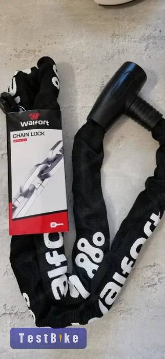 Walfort lánclakat 120 cm integrált zár vadi új 2 kulcsos