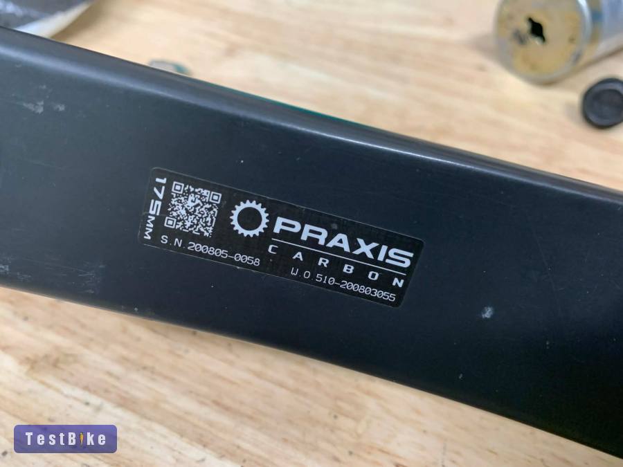 Wattmérő - Praxis Girder carbon + Power 2 Max- NG Sram 104 