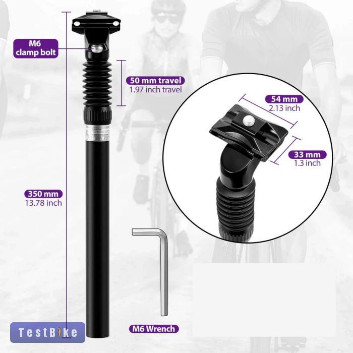 Zoom H2023 rugós nyeregcső 31,6 mm / 350 mm – Új!