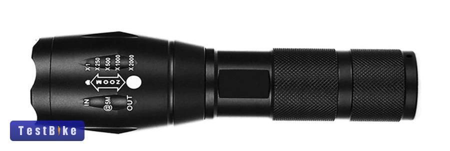 Zoomolható elemlámpa fém házban vadi új 6000 lumen Cree LED