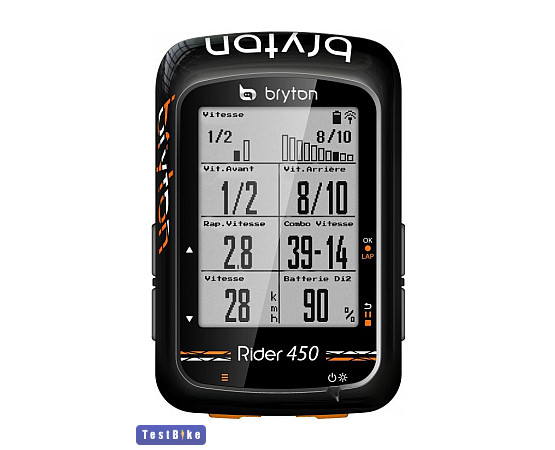 Bryton Rider 450 2019 km óra/óra