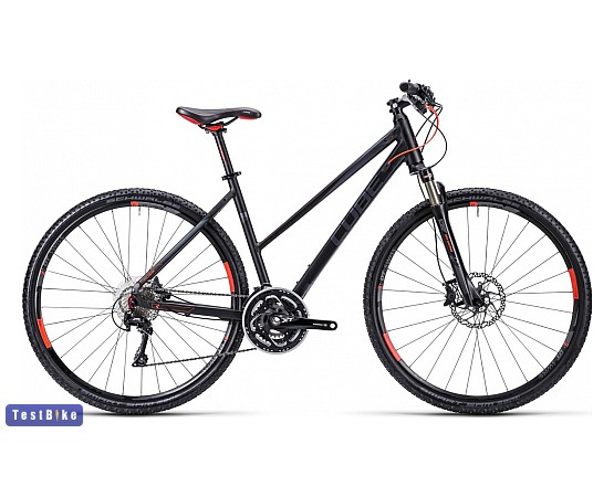 Cube Cross Tonopah Pro női 2015 trekking, Anodizált fekete - piros trekking