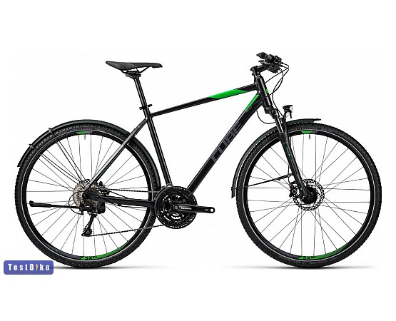 Cube Nature Allroad 2016 trekking, Fekete-zöld trekking