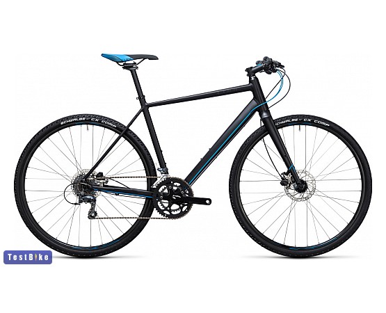 Cube SL Road 2017 városi/cruiser/fitnesz, Fekete-kék városi/cruiser/fitnesz