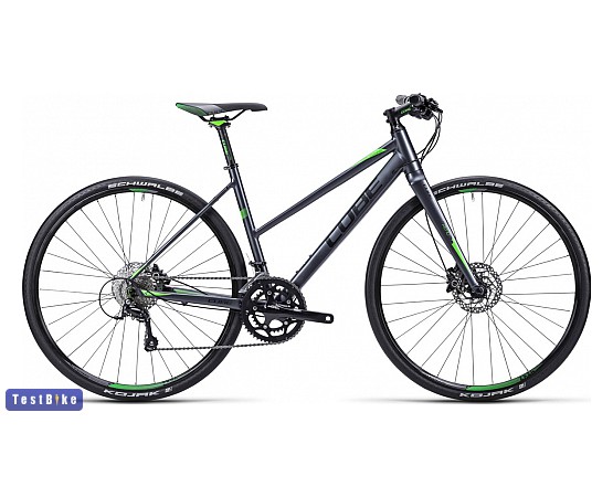 Cube SL Road Pro női 2015 városi/cruiser/fitnesz, Anthracit-fekete-zöld városi/cruiser/fitnesz