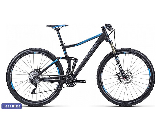 Cube Stereo HPA Race 120 2015 mtb, Anodizált fekete mtb