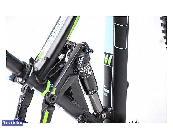 Cube Sting WLS 120 Race 27,5 2015 mtb, Fekete-kék-zöld
