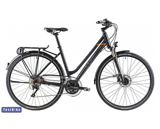 Cube Touring Pro női 2014 trekking, Fekete-szürke-narancssárga