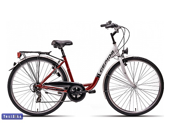 Gepida Berig 100 2013 városi/cruiser/fitnesz, piros-fehér városi/cruiser/fitnesz